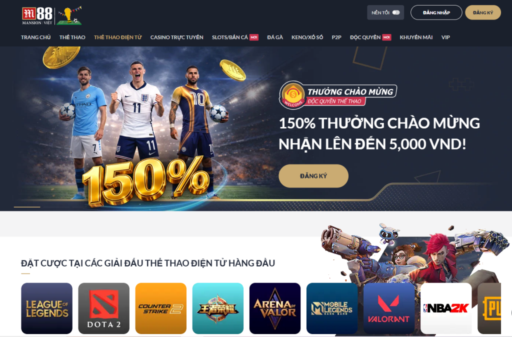 Top game esports hot M88