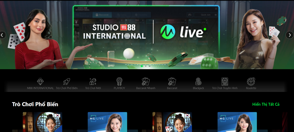Sảnh Studio M88 International