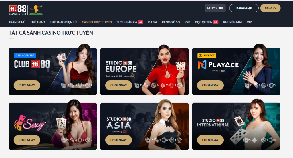 Casino online M88